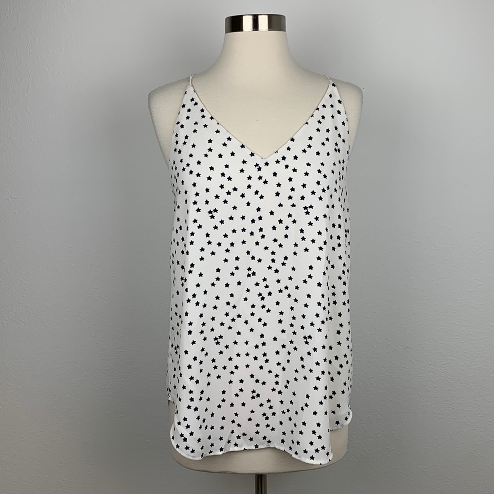 Loft Navy Stars Tank Top, Sz S